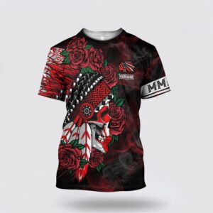 Native American T Shirt, Customized Name Chief&hellip;