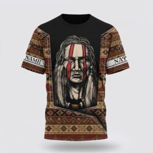 Native American T Shirt, Customized Name National&hellip;