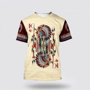 Native American T Shirt, Customized Name Reverence&hellip;