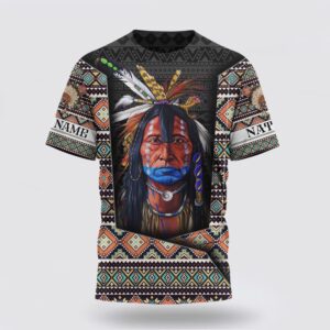 Native American T Shirt, Customized Name Wild&hellip;