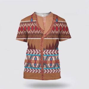 Native American T Shirt, Ppolite Brown Native&hellip;