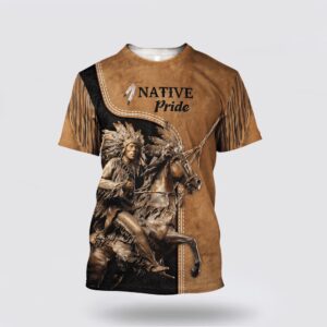 Native American T Shirt, Pride Chief Premium&hellip;