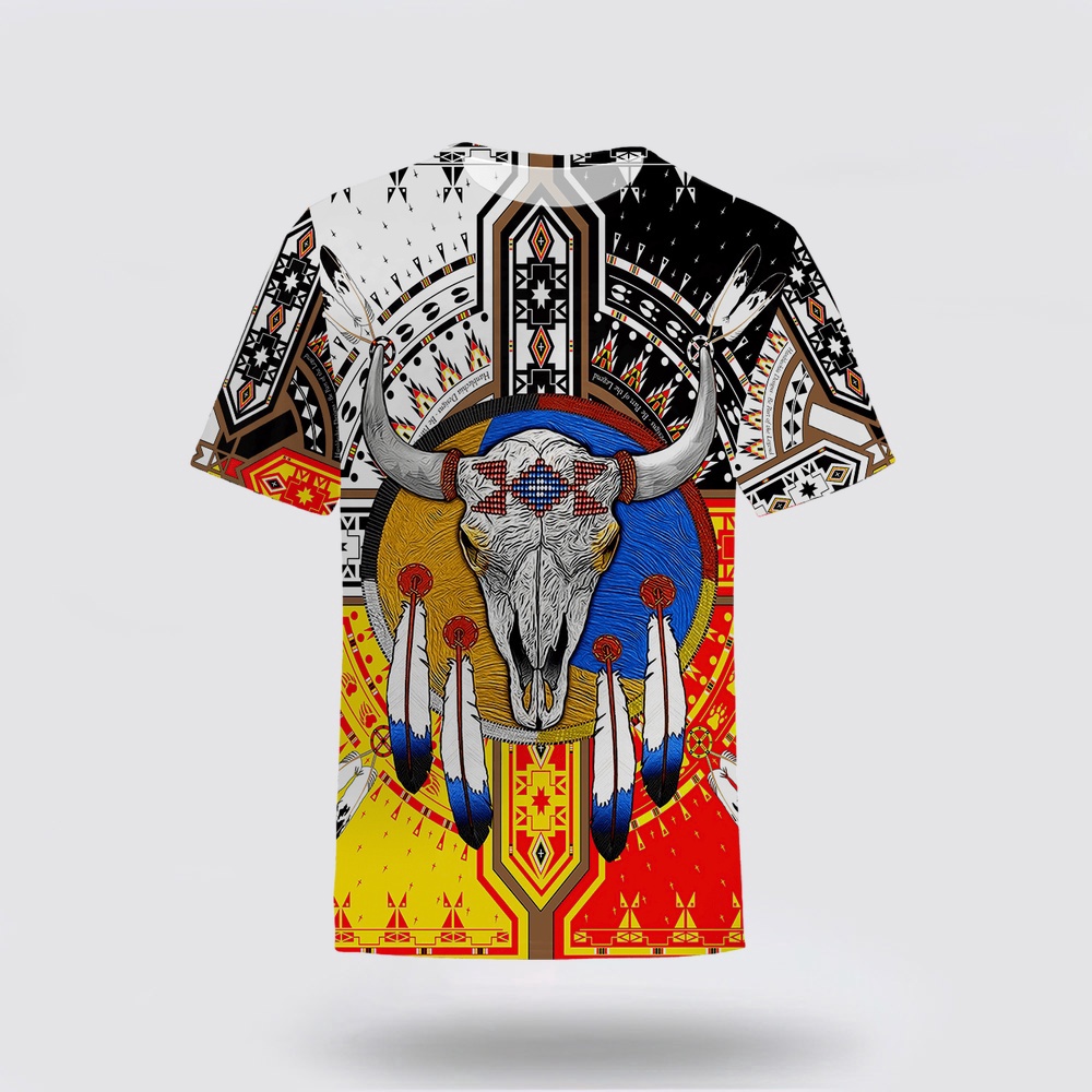 Native American T Shirt, Quintessence Of Heaven And Earth Native American 3D All Over Printed T-Shirt, Beautiful Native American T Shirts