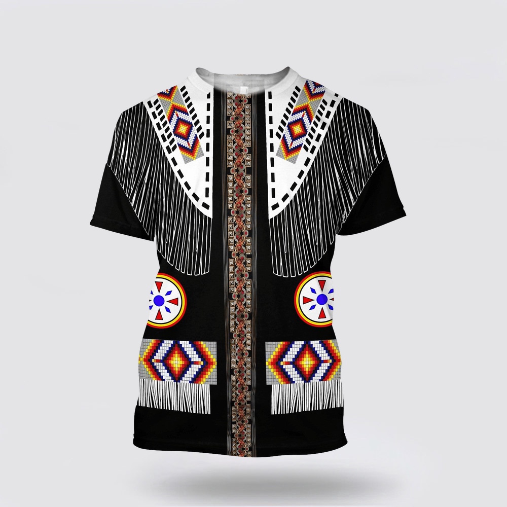 Native American T Shirt, Sacrifice To the Gods Native American 3D All Over Printed T-Shirt, Beautiful Native American T Shirts