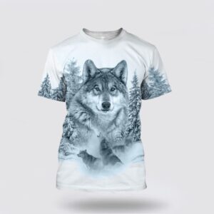 Native American T Shirt, Snow Wolves Native&hellip;