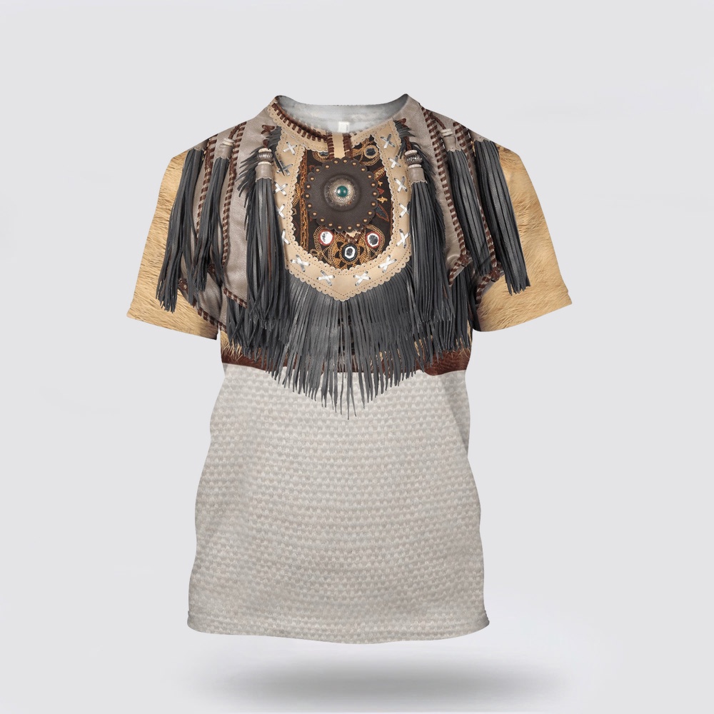 Native American T Shirt, Sun Symbol Native American 3D All Over Printed T-Shirt, Beautiful Native American T Shirts
