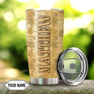 Native American Tumbler Custom Name Bronze Engraving Native American Steel Tumbler American Tumbler Native Tumbler 3 plpymo.jpg