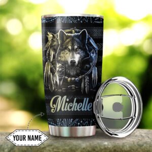 Native American Tumbler Custom Name Listen To The Wind Black Native American Steel Tumbler American Tumbler Native Tumbler 3 ajgvst.jpg