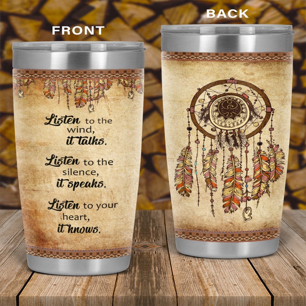Native American Tumbler, Dreamcatcher Tumbler, American Tumbler, Native Tumbler