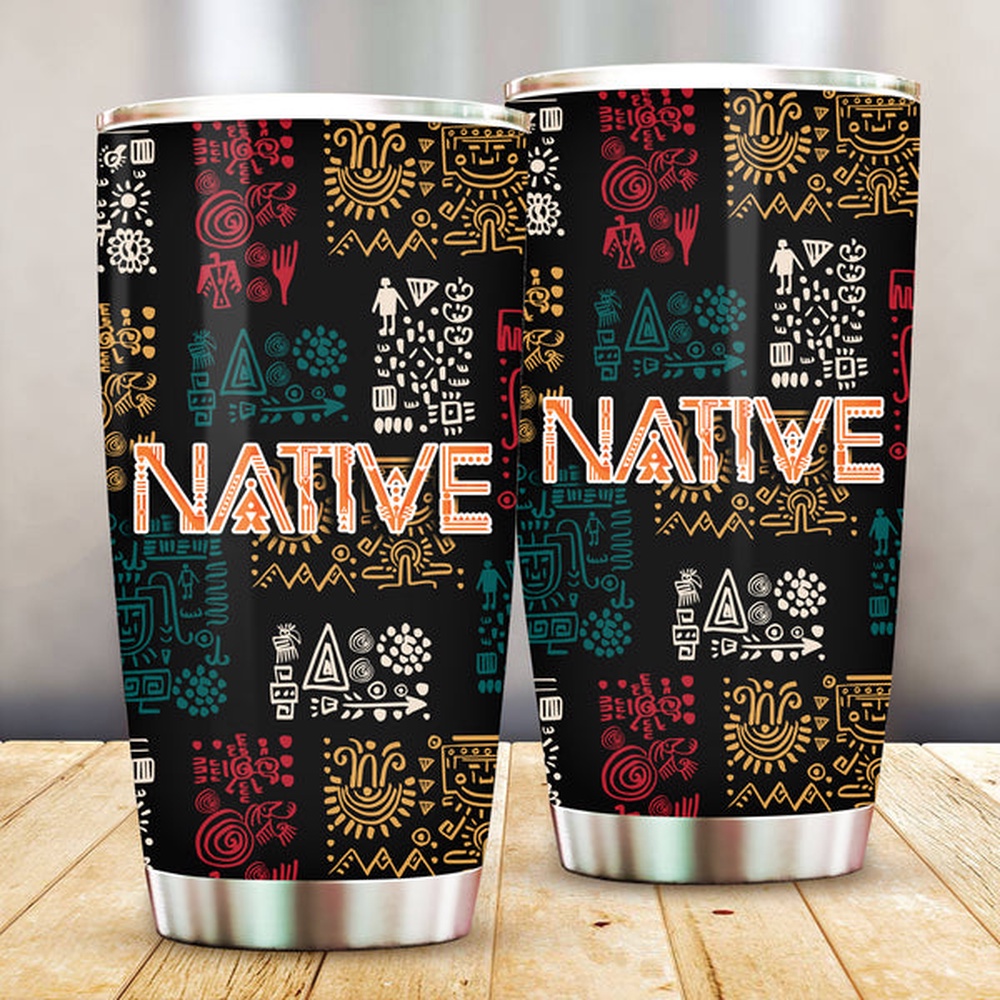 Native American Tumbler, Native Tumbler, American Tumbler, Native Tumbler