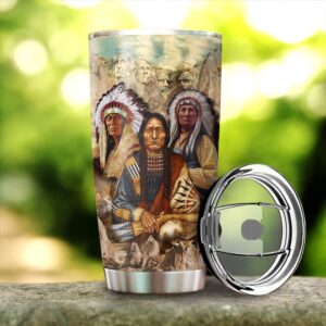 Native American Tumbler, Tribal Native American Steel&hellip;