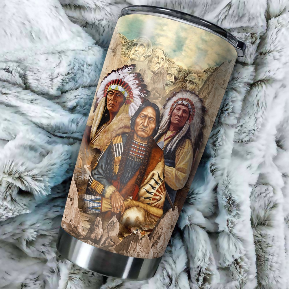 Native American Tumbler, Tribal Native American Steel Tumbler, American Tumbler, Native Tumbler
