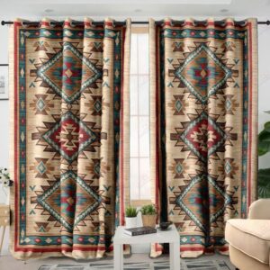Native American Window Curtains, Bohemian Native American&hellip;