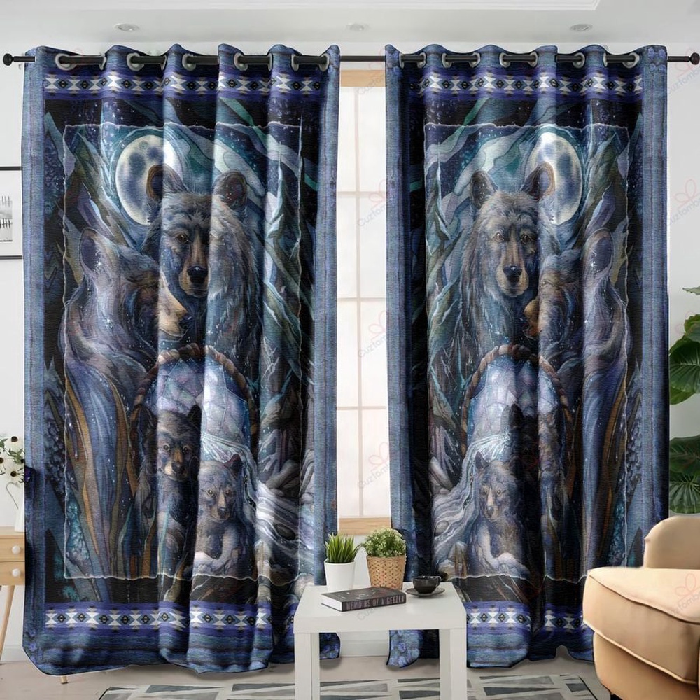 Native American Window Curtains, Family Bear Native American Window Curtains, Window Curtains Native American Window Curtains, Family Bear Native American Window Curtains, Window Curtains