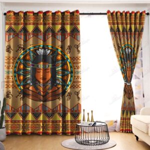 Native American Window Curtains, Girl Pride Native&hellip;