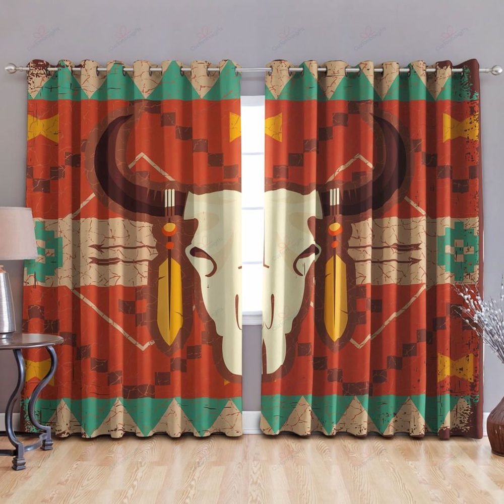 Native American Window Curtains, Highland Cow Native American Window Curtains, Window Curtains Native American Window Curtains, Highland Cow Native American Window Curtains, Window Curtains