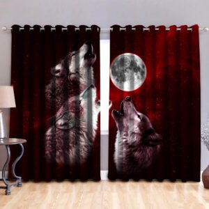 Native American Window Curtains, Hopeful Howl Native&hellip;