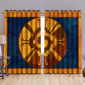 Native American Window Curtains, Impressas Yellow Native&hellip;