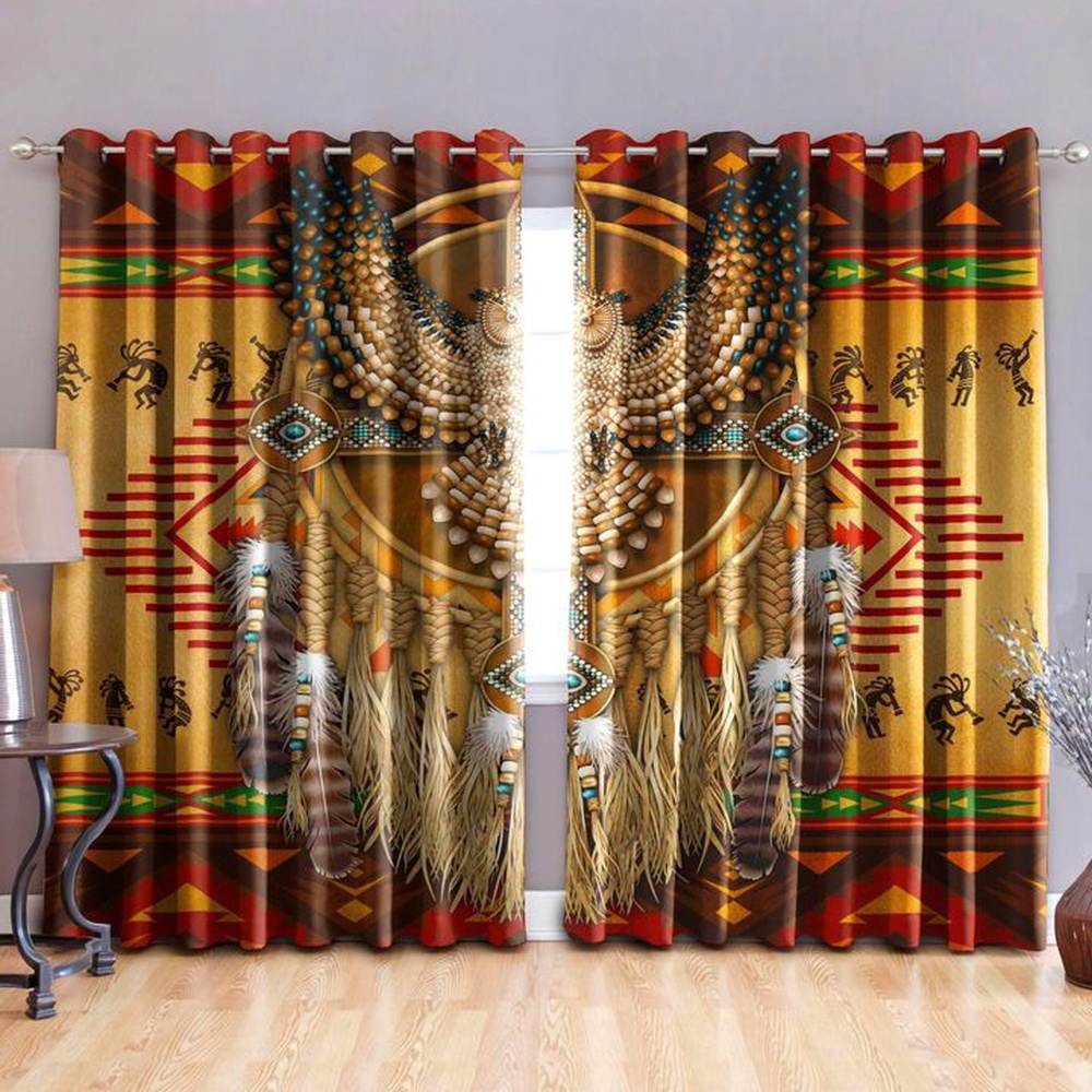 Native American Window Curtains, Kokopelli Dream Native American Window Curtains, Window Curtains Native American Window Curtains, Kokopelli Dream Native American Window Curtains, Window Curtains