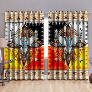 Native American Window Curtains, Owl Native American&hellip;