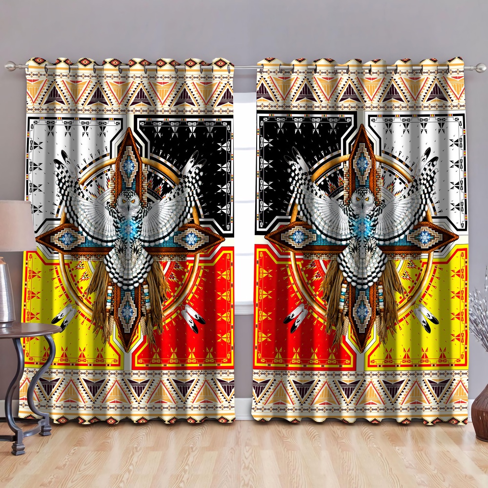 Native American Window Curtains, Owl Native American Window Curtains, Window Curtains Native American Window Curtains, Owl Native American Window Curtains, Window Curtains