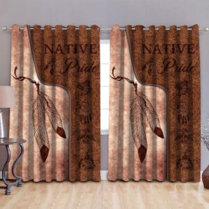Native American Window Curtains, Pride Feathers Native&hellip;