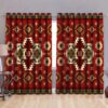 Native American Window Curtains, Red Thermal Grommet Native American Window Curtains, Window Curtains Native American Window Curtains, Red Thermal Grommet Native American Window Curtains, Window Curtains