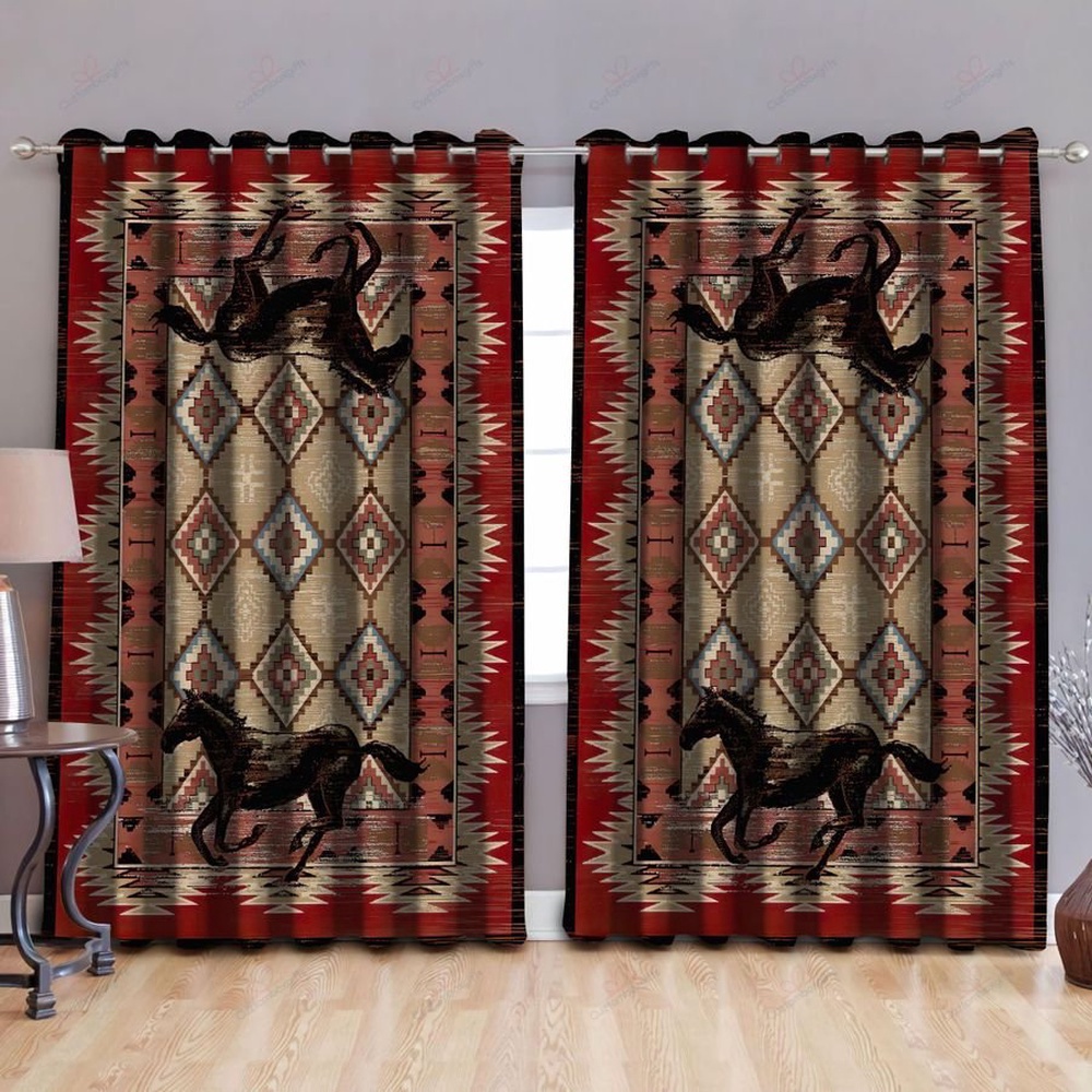 Native American Window Curtains, The Horse Native American Window Curtains, Window Curtains Native American Window Curtains, The Horse Native American Window Curtains, Window Curtains