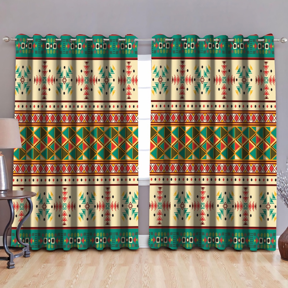 Native American Window Curtains, Unique Designs Native American Window Curtains, Window Curtains