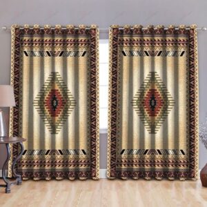 Native American Window Curtains, Unique Native American&hellip;