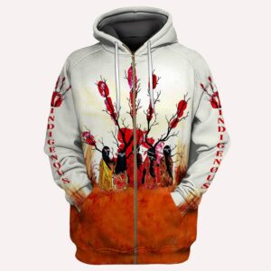 Red Hand Indigenous Native American Hoodie Leggings Set Native American Hoodies Native American Leggings 2 xgo5un.jpg
