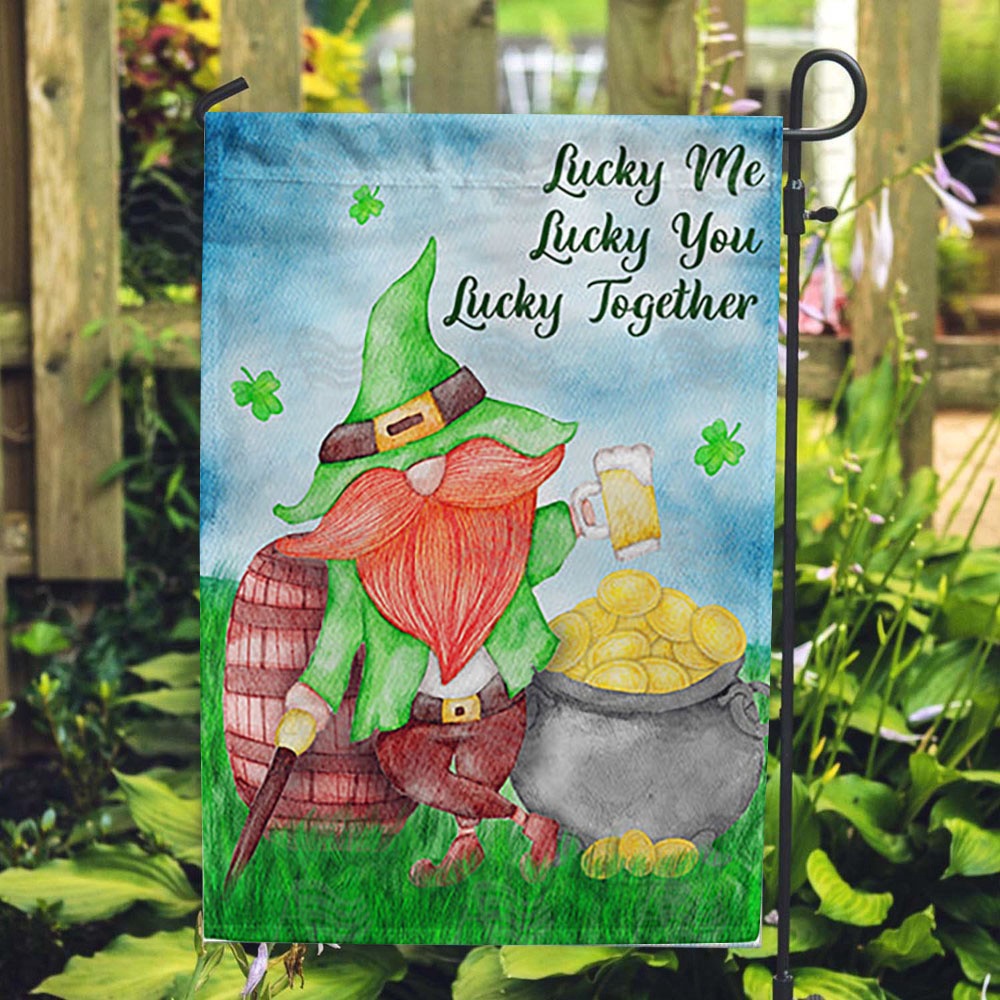 St Patrick’s Flag, Lucky Together Double Sided House Flag, St Patrick’s Day Garden Flag