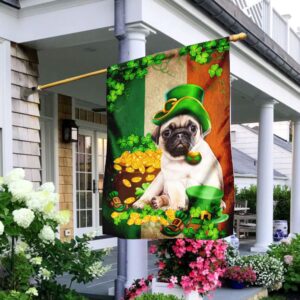 St Patrick’s Flag, Saint Patrick’s Day Pug&hellip;