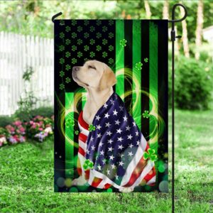 St Patrick s Flag Yellow Labrador Retriever Flag St. Patrick s Day St Patrick s Day Garden Flag 3 apppsk.jpg