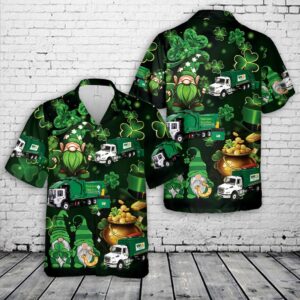 St Patricks Day Hawaiian Shirt, Waste Management,&hellip;