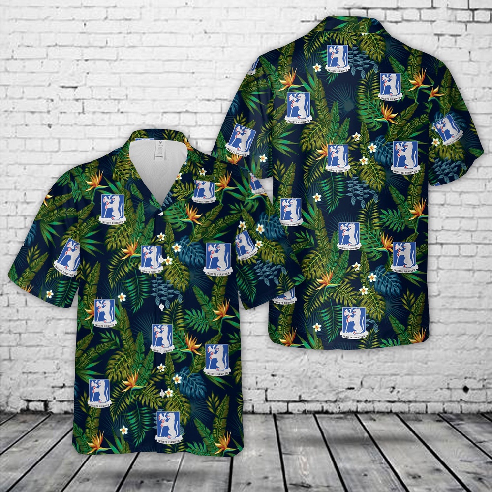 Us Army Hawaiian Shirt, US Army 77th Armor Regiment Hawaiian Shirt