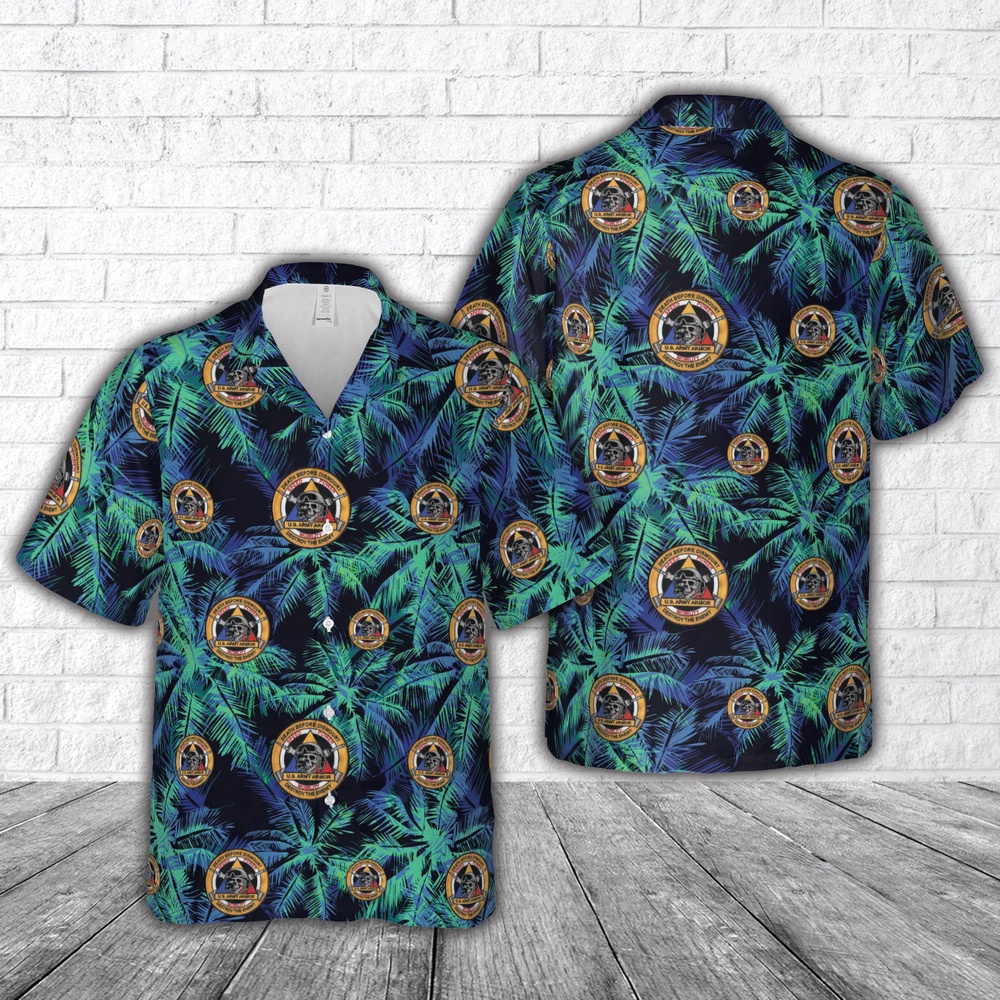 Us Army Hawaiian Shirt, US Army Armor School Hawaiian Shirt