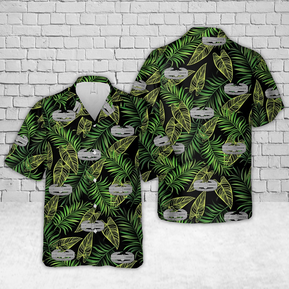 Us Army Hawaiian Shirt, US Army Combat Action Badge (CAB) Hawaiian Shirt
