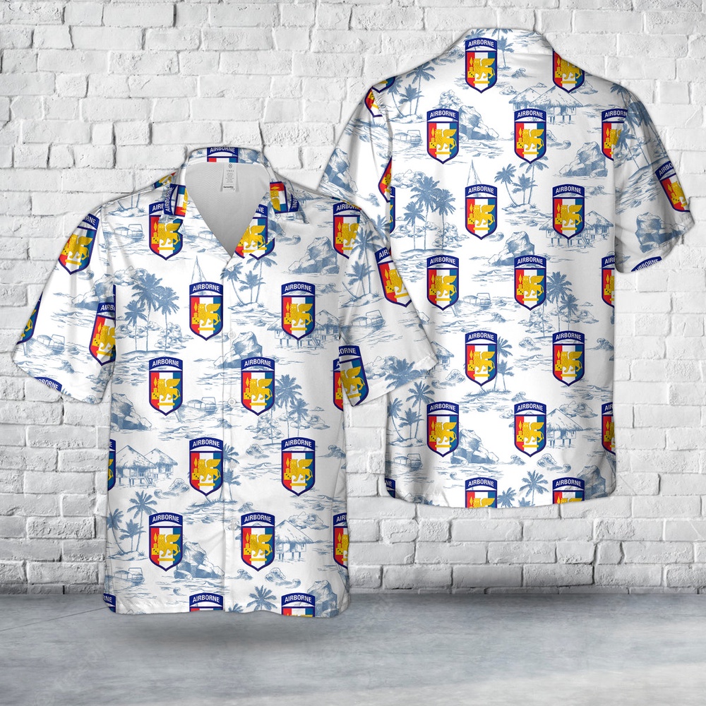 Us Army Hawaiian Shirt, US Army D Battery, 1-509th ABCT Southern European Task Force (SETAF) Hawaiian Shirt Us Army Hawaiian Shirt, US Army D Battery, 1-509th ABCT Southern European Task Force (SETAF) Hawaiian Shirt