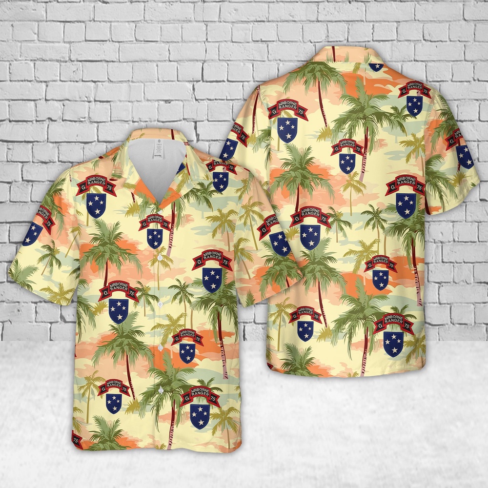 Us Army Hawaiian Shirt, US Army G Co, 75th Infantry Regiment – Ranger Hawaiian Shirt Us Army Hawaiian Shirt, US Army G Co, 75th Infantry Regiment – Ranger Hawaiian Shirt