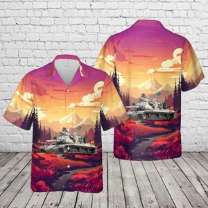 Us Army Hawaiian Shirt, US Army M60A3&hellip;