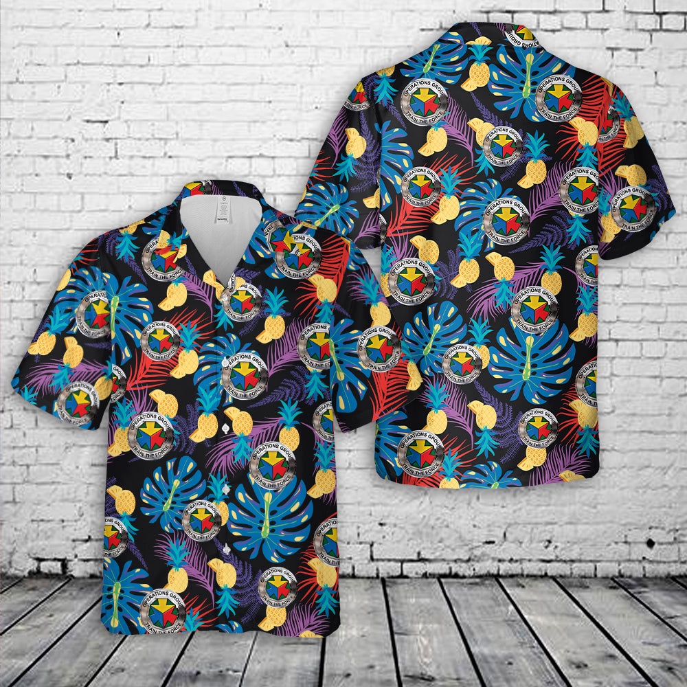 Us Army Hawaiian Shirt, US Army Operations Group National Training Center Fort Irwin Hawaiian Shirt