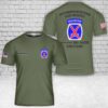 Us Army T Shirt, Personalized US Army 11th Special Forces Group (11th SFG)(A) Basic Jump Wing T-Shirt 3D