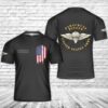 Us Army T Shirt, Personalized US Army Paratroopers With The 82nd Airborne Division Parachute AOP T-Shirts