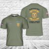 Us Army T Shirt, Personalized US Army Special 5th Special Forces Group (5th SFG)(A) AOP T-Shirt
