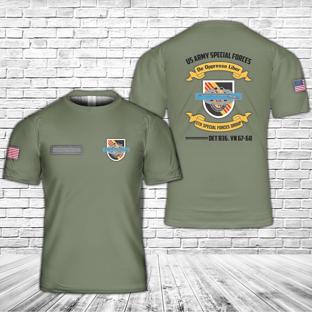 Us Army T Shirt, Personalized US Army Special 5th Special Forces Group (5th SFG)(A) T-Shirts