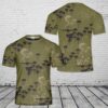 Us Army T Shirt, US Army Paratroopers With The 101st Airborne Division Parachute T-Shirt 3D