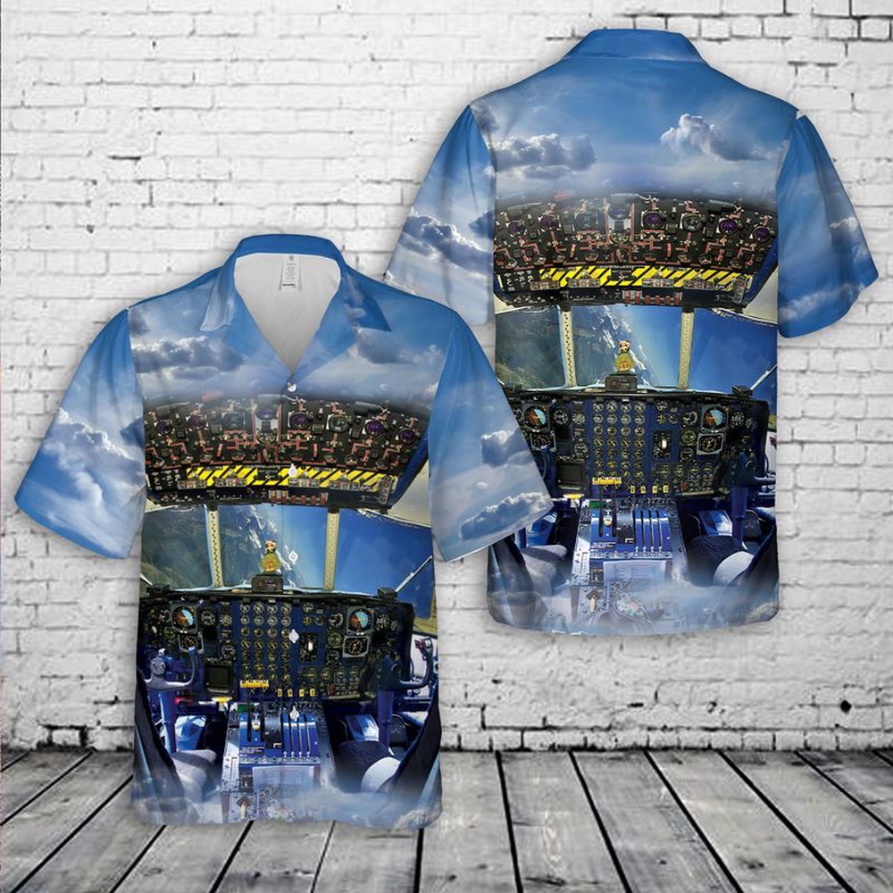 Us Navy Hawaiian Shirt, Cockpit US Navy Fat Albert C-130 Hercules Hawaiian Shirt, Military Aloha Shirt