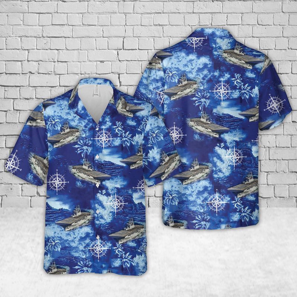 Us Navy Hawaiian Shirt, Navy USS America (LHA-6) Hawaiian Shirt, Military Aloha Shirt Us Navy Hawaiian Shirt, Navy USS America (LHA-6) Hawaiian Shirt, Military Aloha Shirt