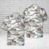 Us Navy Hawaiian Shirt, US Navy A-7E Corsair II VA-87 Golden Warriors IK-87 Hawaiian Shirt, Military Aloha Shirt